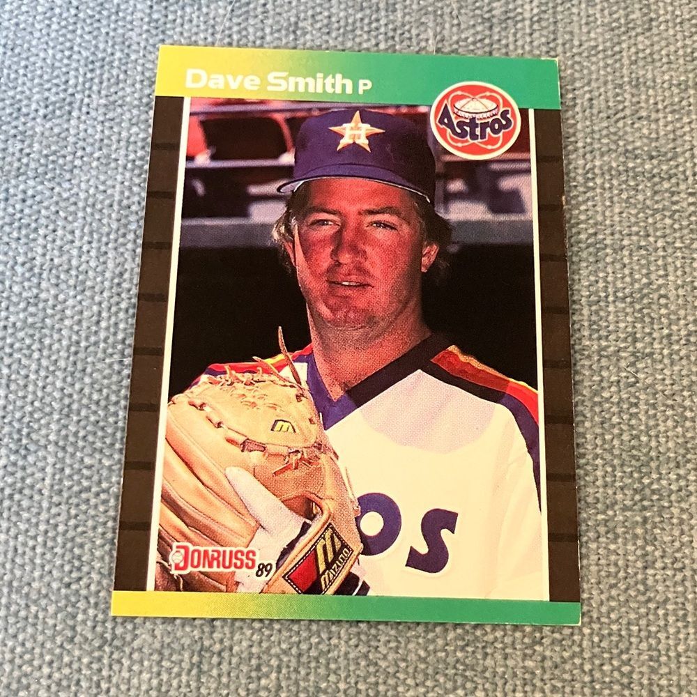 1989 Donruss Houston Astros Baseball Card Trading Card